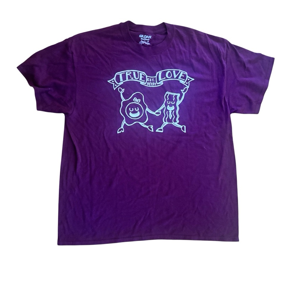 Gildan Funny Shirt Eggs and Bacon Shirt Size XL